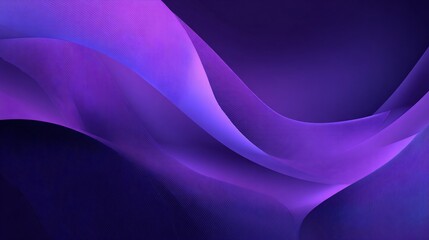 Purple abstract wave lines flow gracefully with shadow background for modern design