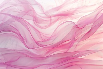 Pink sheer fabric draped softly