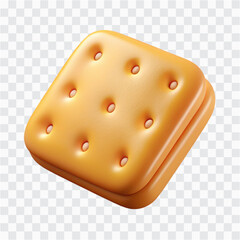 3D Cracker | Snack Food, Biscuit & Appetizer Model