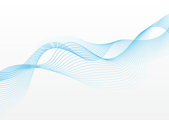 abstract blue wave background