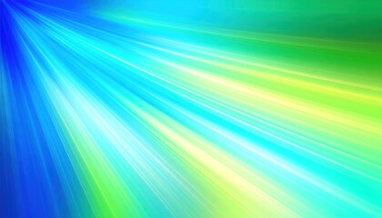 Abstract Blue And Green Light Energy Pattern With Dynamic Trails