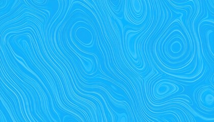 Obraz premium Abstract Blue Topographic Design With Swirling Wave Patterns and Circular Elements