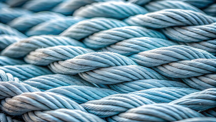 Thick blue rope texture woven © SHAHIN