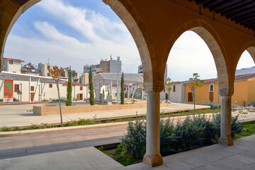 View on Zouhouri Mosque, Larnaca, Cyprus