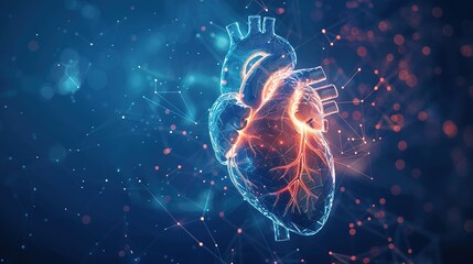 Research-Ready Precision: Specialized Medical Research Diagram of Heart &ndash; High-Resolution Depiction of Cardiac Electrophysiology Pathways, Myocardial Fibers, Coronary Microcirculation