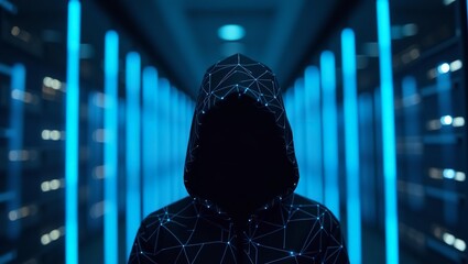 Hacker in Digital Space – For Cybersecurity, Hacking, Data Protection, Network Security, and Cybercrime Awareness