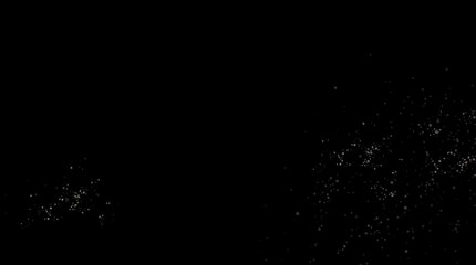 Glowing Particles on Black Abstract Background Texture for Design Projects Particle Bokeh Effects