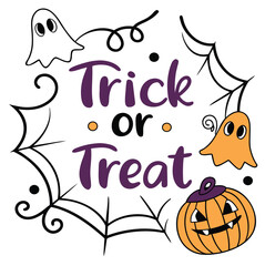 happy halloween trick or treat