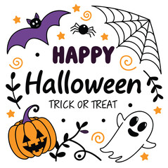 happy halloween trick or treat