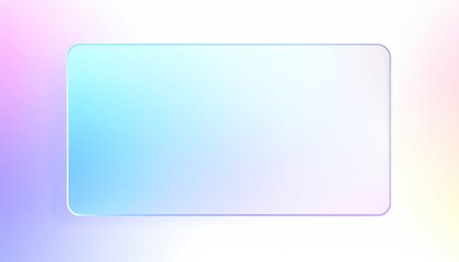 Abstract UI Card Design With Gradient Blur and Subtle White Border