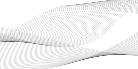 Abstract wavy gray blend liens design on white background. Digital frequency track equalizer. Vector illustration, Wavy stylized it make using blend tool.	
