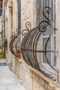 Fototapeta Tarascon Provence france street ironwork