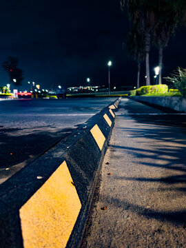 Parking lot in the night