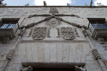 stone mansion (casa del cordon) in burgos in spain 