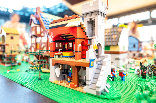 Lego toys in action