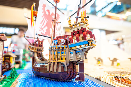Lego toys in action