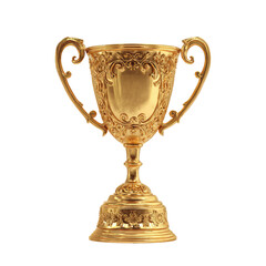Ornate gold trophy