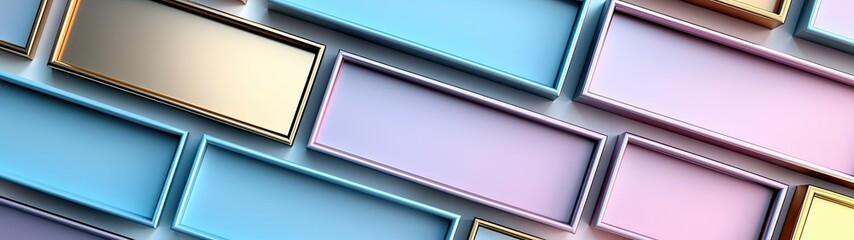Colorful Abstract Background with Geometric Shapes and Gradients
