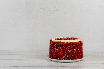 Whole red velvet cake 