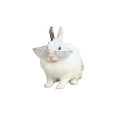Rabbit isolated on white background