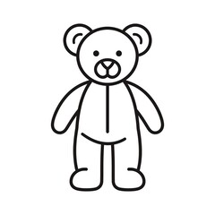 Simple teddy bear outline (1)