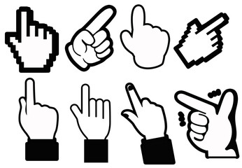 Minimalist black hand gesture icon, thumbs up, vector silhouette, flat design