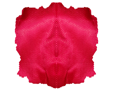 Red Linen Fabric with Torn Edges, High Resolution Textile Texture Elements for Digital Design and Background Use.