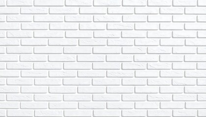 Fototapeta premium Simple white brick wall texture