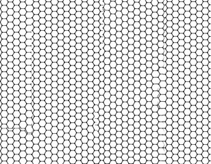 Honeycomb pattern, irregular texture