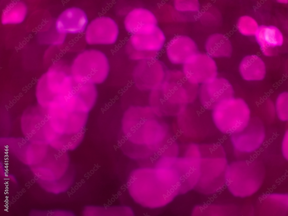 Poster abstract pink bokeh lights background with soft glowing circles