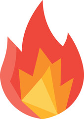 Fiery abstract gradient banner with warm color palette