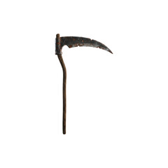 Fototapeta premium Grim Reaper Scythe Weapon Isolated for Halloween or Cosplay