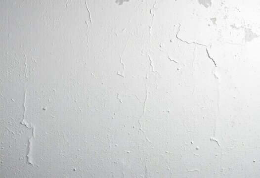 Rough textured white concrete wall, distressed surface, grunge background, grey, texture