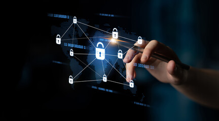 Cyber security protection and cyber security strategies against cyber threats, system hacks,...