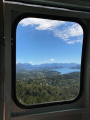 beautiful scenic views, landscapes, mountains and lakes in Bariloche, Rio Negro, Patagonia Argentina