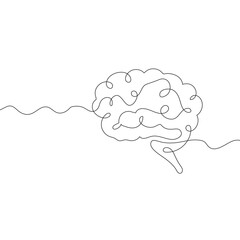 Human Brain Continuous Line Icon stock illustration
Line Art, Continuous Line Drawing, Doodle, Icon Symbol, Inspiration