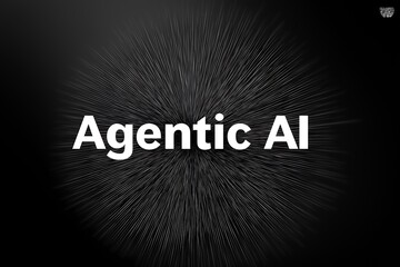 Agentic AI background concept