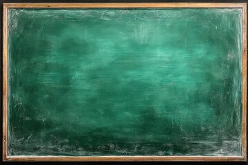 School board with chalk drawing math and chemical formulas, AI generated