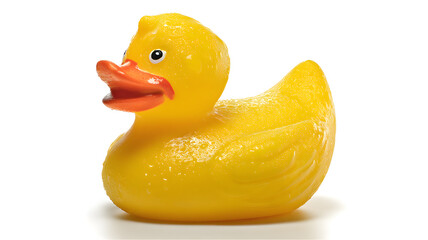 yellow duck isolated on white, duck isolated on white background, rubber duck on white background, yellow rubber duck
