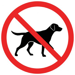 no dogs sign