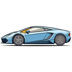 Super car vector illustration 