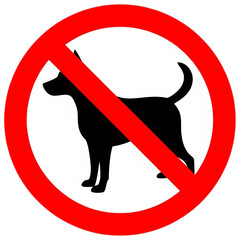 no dogs sign
