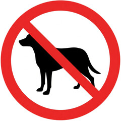 no dogs sign