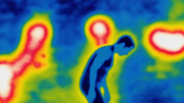 Holographic View of a Man