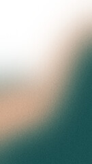 midnight teal illuminated pattern on soft apricot, grainy color gradient background, noise texture effect, copy space