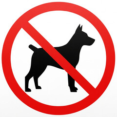 no dogs sign