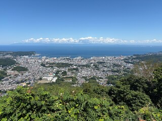 小樽市内の天狗山展望台