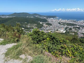 小樽市内の天狗山展望台