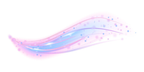 Neon glowing wave light background, set of neon colorful  wave background