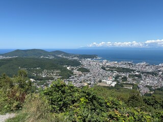 小樽市内の天狗山展望台